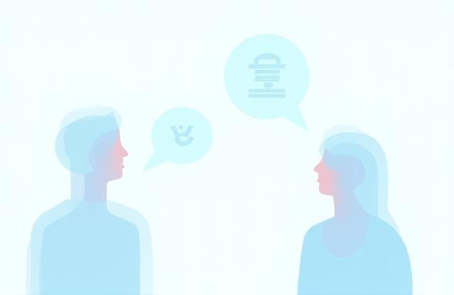 フィードバックループと人々の間のコミュニケーションを表すイラスト
